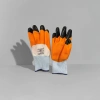 Orange anti-slip and wear-resistant work gloves, thickened protective labor protection gloves details Picture